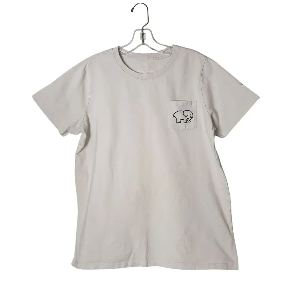 IVORY & ELLA Pink Short Sleeve Pocket T Shirt Girls Size XL